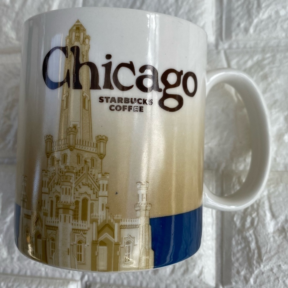 Starbucks Coffee collection Series Icon City CHICAGO Mug 16oz